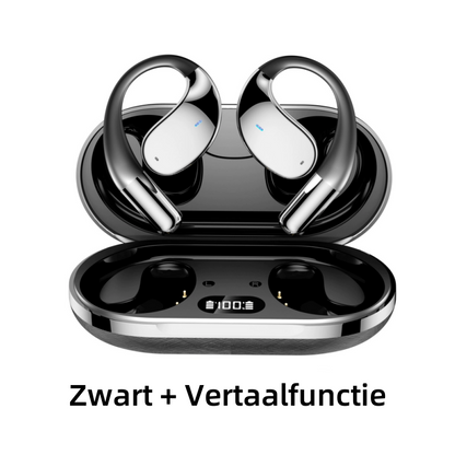 🔥49% OFF🎧Wireless Open-Ear Earbuds with LED Display🌍🗣️