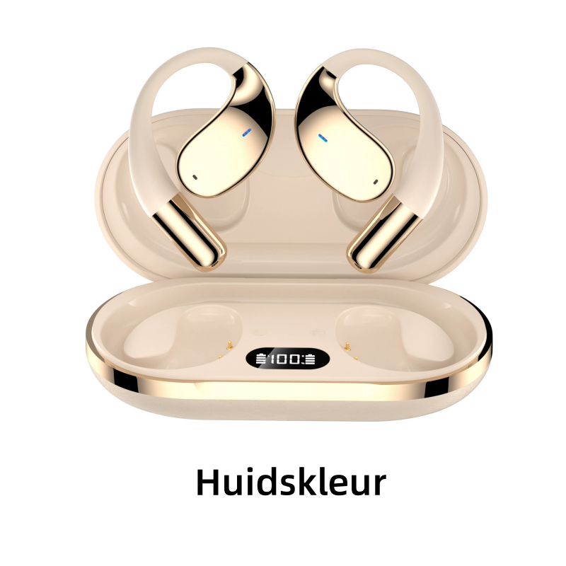 🔥49% OFF🎧Wireless Open-Ear Earbuds with LED Display🌍🗣️