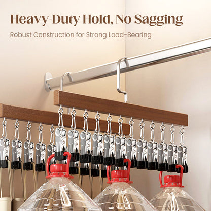 🔥40% OFF!👕360° Swivel Multi-Hook Wardrobe Organizer