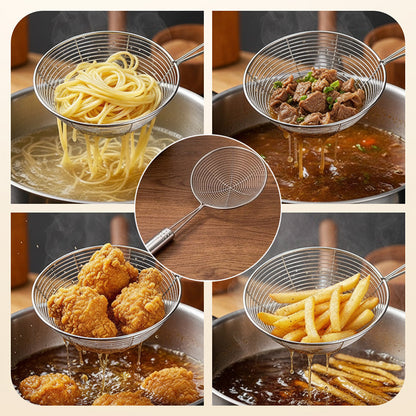 ⚡49% OFF!🧆Stainless Steel Wire Mesh Skimmer Spoon✨