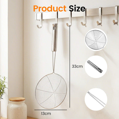 ⚡49% OFF!🧆Stainless Steel Wire Mesh Skimmer Spoon✨