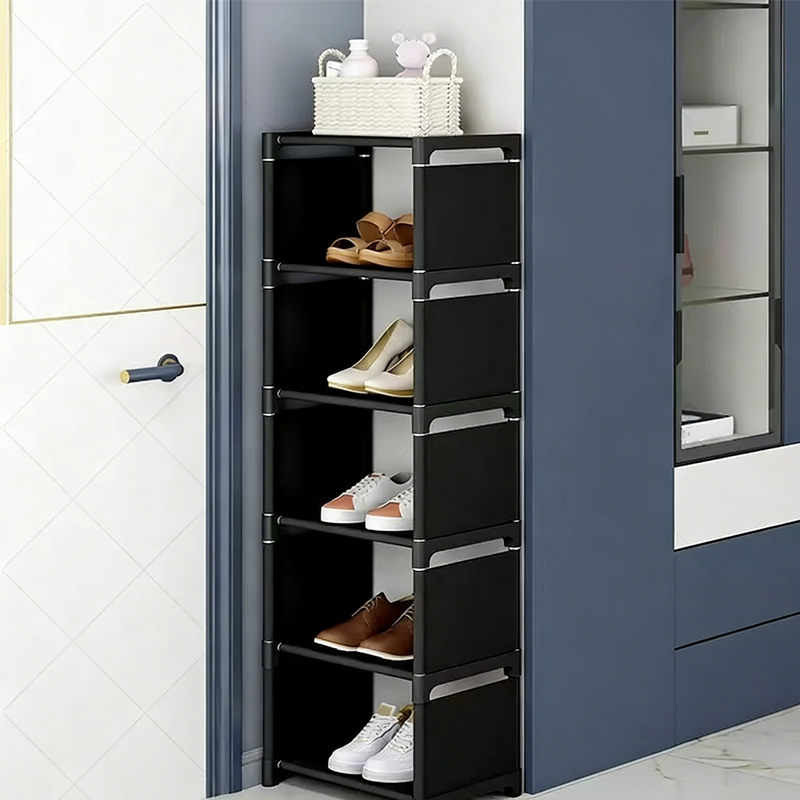 🎁New arrival 49% OFF💥Vertical Shoe Rack for Entryway – Space-Saving Design, Sturdy Metal Frame & Easy Assembly 👟