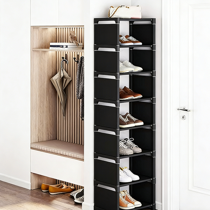 🎁New arrival 49% OFF💥Vertical Shoe Rack for Entryway – Space-Saving Design, Sturdy Metal Frame & Easy Assembly 👟