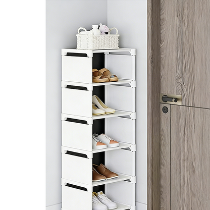 🎁New arrival 49% OFF💥Vertical Shoe Rack for Entryway – Space-Saving Design, Sturdy Metal Frame & Easy Assembly 👟