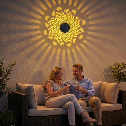 🌙⏳LIMITED-TIME 53% OFF! ⏰ Solar Mandala Wall Light – Dreamy Night Projection ✨