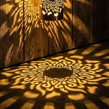 📢📢49% OFF !!!⏰Solar-Powered Mandala Projector Light