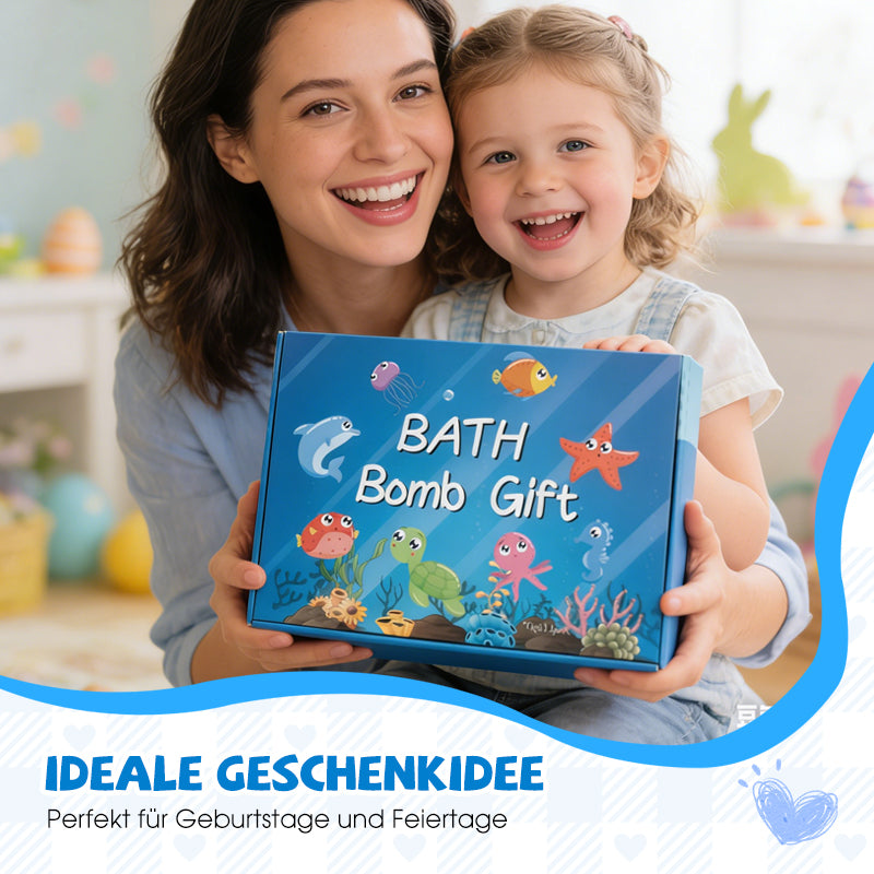 🛁 49% OFF |🌊 Ocean Theme Bath Bombs | 60g*12 Pcs, Foamy Bath Time & Fun Gift Idea ✨