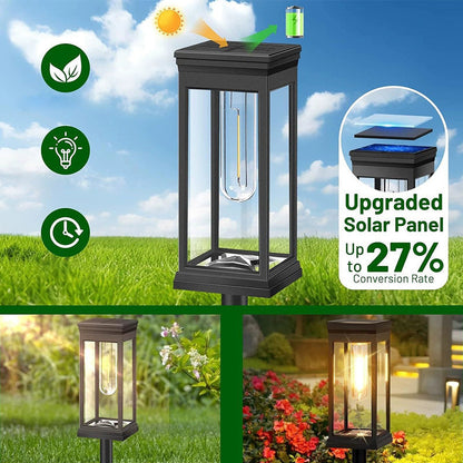 🔥49% OFF!💖One lamp lights up the entire night! 🌼💡Outdoor Solar Garden Stake Light✨