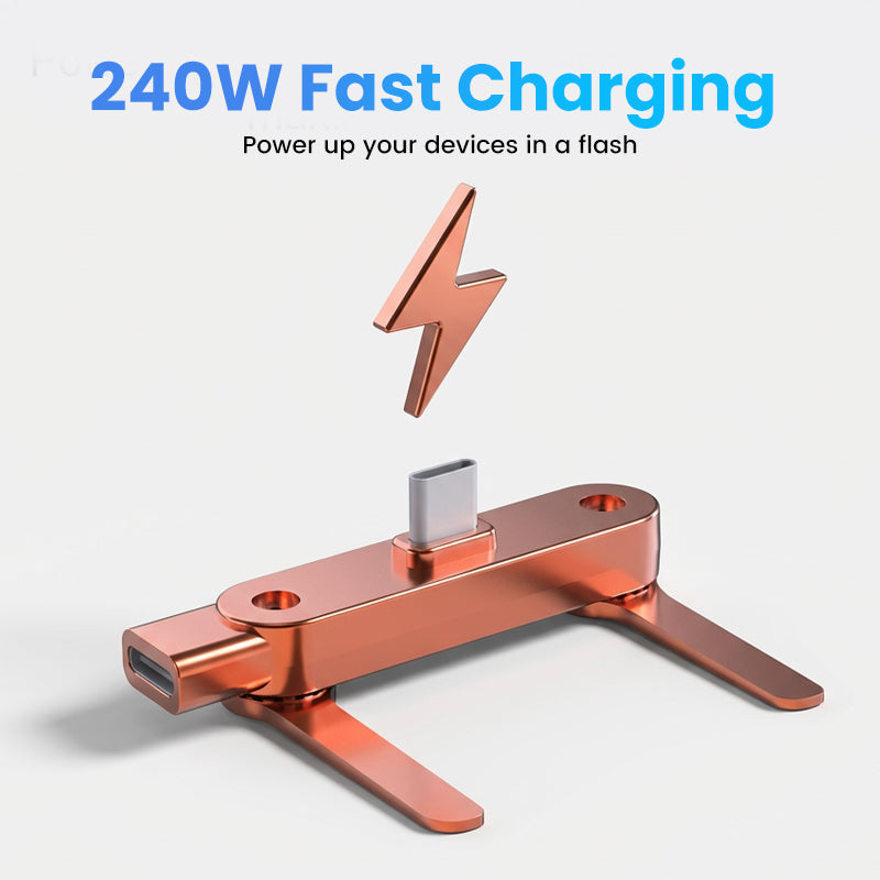 🔋 49% OFF NOW! ⚡ Fast Charging Adapter with 360° Foldable Phone Stand – Universal Compatibility, Compact Design & Hands-Free Viewing 📱