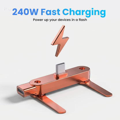 🔋 49% OFF NOW! ⚡ Fast Charging Adapter with 360° Foldable Phone Stand – Universal Compatibility, Compact Design & Hands-Free Viewing 📱