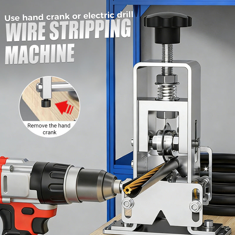 ⚙️ 49% OFF NOW! 🔌 Wire Stripping Machine for 1-25mm Wires – Automatic Feed, Adjustable Blades & High Efficiency 🛠️