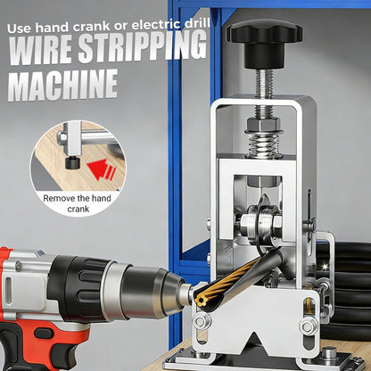 ⚙️ 49% OFF NOW! 🔌 Wire Stripping Machine for 1-25mm Wires – Automatic Feed, Adjustable Blades & High Efficiency 🛠️