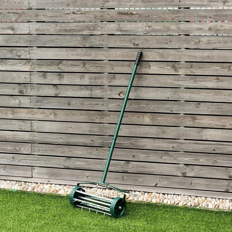 ⏳Limited-time 49% off⏰Rolling Lawn Aerator with Handle🏡🌱