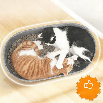🌟49% OFF NOW!🐱Multi-Functional Felt Cat Bed with Scratcher Pad💖