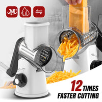 💖Limited-time offer🥗3 in 1 Rotary Cheese Grater Vegetable Slicer
