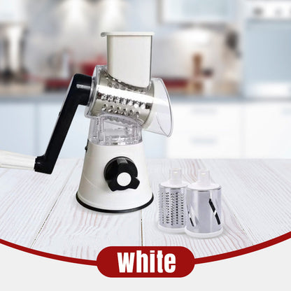 💖Limited-time offer🥗3 in 1 Rotary Cheese Grater Vegetable Slicer