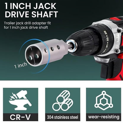 Scissor Jack Drill Adapter Set
