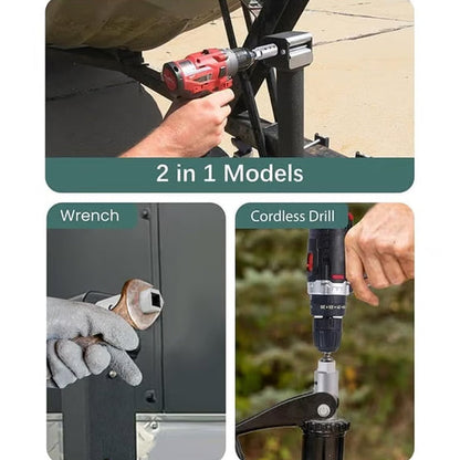 Scissor Jack Drill Adapter Set