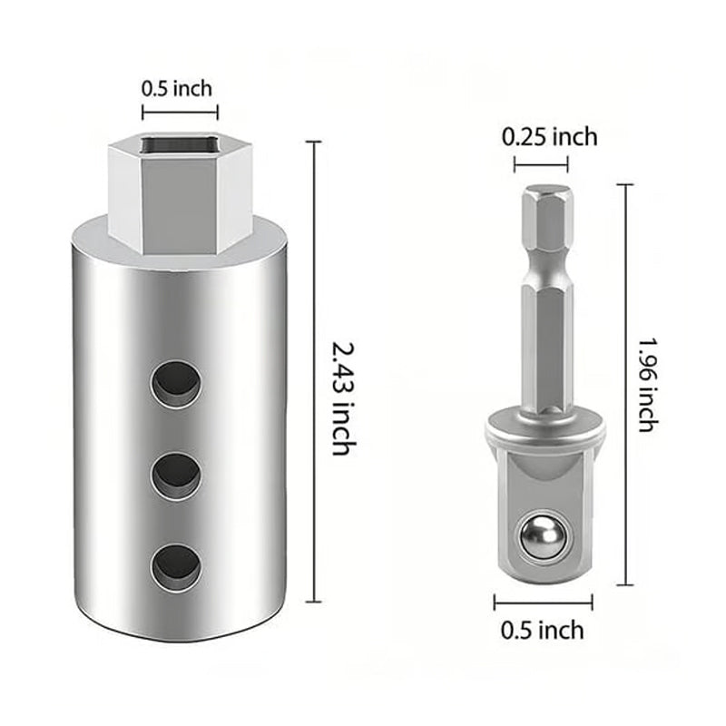 Scissor Jack Drill Adapter Set