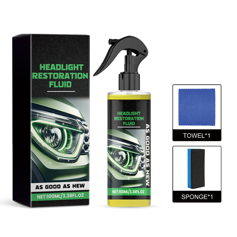 💎 49% OFF! 💎 Headlight Restoration Fluid – Instantly Removes Yellowing & Oxidation, Adds Crystal-Clear UV Protection 🚗💡