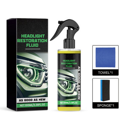 💎 49% OFF! 💎 Headlight Restoration Fluid – Instantly Removes Yellowing & Oxidation, Adds Crystal-Clear UV Protection 🚗💡
