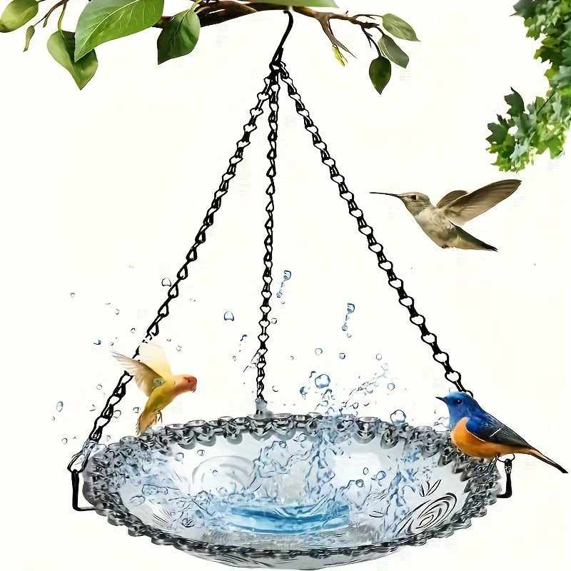 🥳2026 HOT SALE🥳💞50K+ SOLD!🐦🌧️ 49% OFF! Vintage-Style Bird Feeder with Bath – Hangs anywhere, easy to fill. Attracts robins & blue tits. Perfect for nature lovers. 🏡✨
