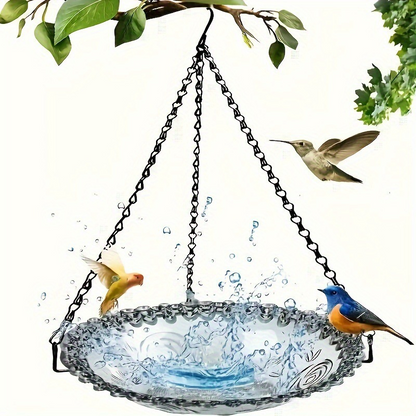 🥳2026 HOT SALE🥳💞50K+ SOLD!🐦🌧️ 49% OFF! Vintage-Style Bird Feeder with Bath – Hangs anywhere, easy to fill. Attracts robins & blue tits. Perfect for nature lovers. 🏡✨