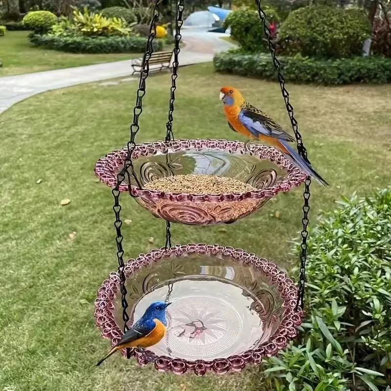 🥳2026 HOT SALE🥳💞50K+ SOLD!🐦🌧️ 49% OFF! Vintage-Style Bird Feeder with Bath – Hangs anywhere, easy to fill. Attracts robins & blue tits. Perfect for nature lovers. 🏡✨