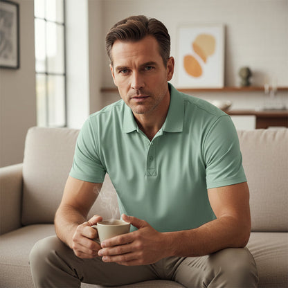 🔥HOT SALE👕Men's Quick-Dry Short-Sleeve Lapel T-Shirt