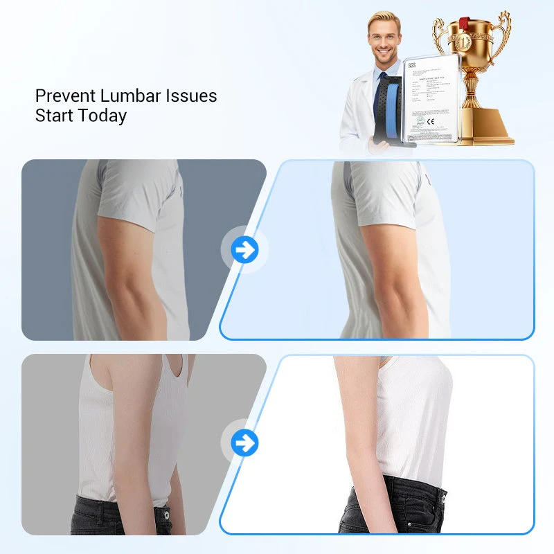 🔥Magnetic Lumbar Stretcher – Acupressure Massage, Portable Design & Relieves Back Pain 🧘‍♂️✨