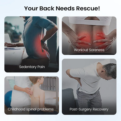 🔥Magnetic Lumbar Stretcher – Acupressure Massage, Portable Design & Relieves Back Pain 🧘‍♂️✨