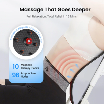 🔥Magnetic Lumbar Stretcher – Acupressure Massage, Portable Design & Relieves Back Pain 🧘‍♂️✨