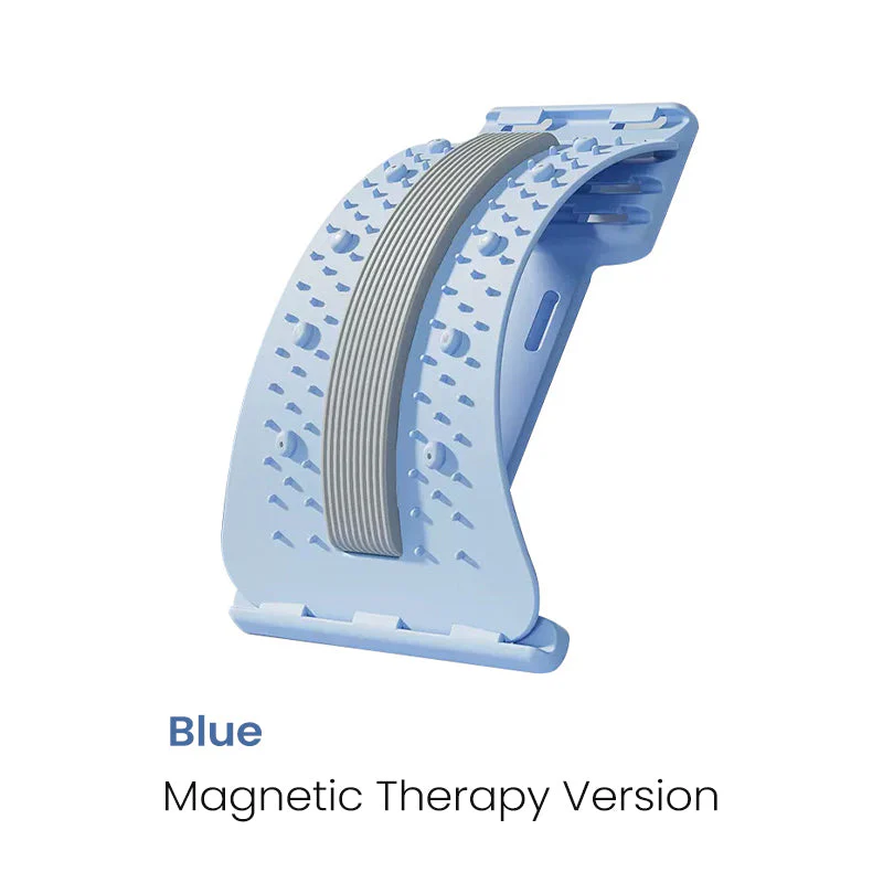 🔥Magnetic Lumbar Stretcher – Acupressure Massage, Portable Design & Relieves Back Pain 🧘‍♂️✨