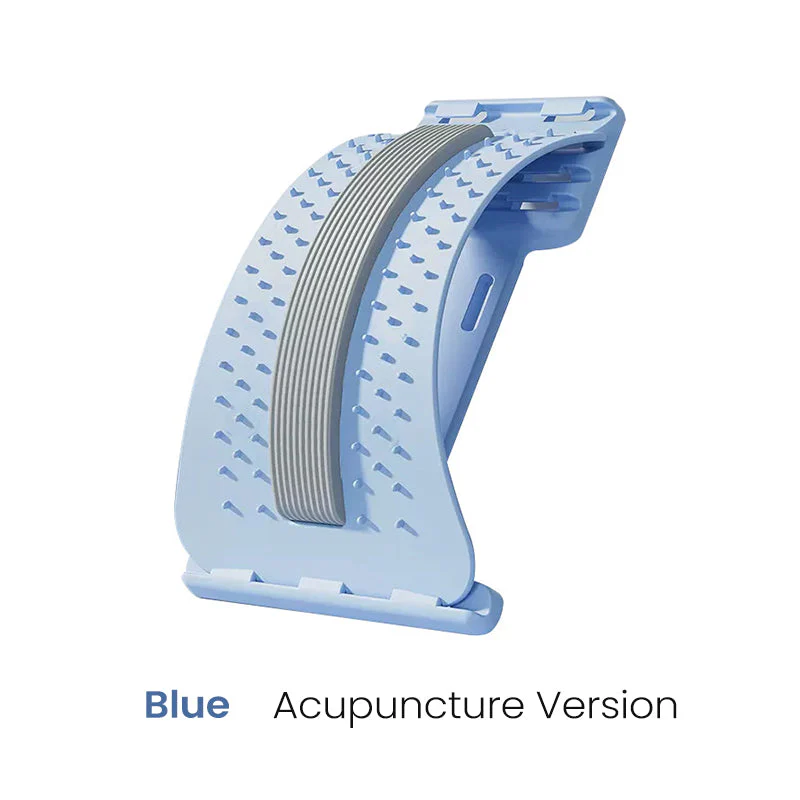 🔥Magnetic Lumbar Stretcher – Acupressure Massage, Portable Design & Relieves Back Pain 🧘‍♂️✨