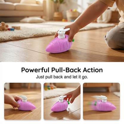 🔥Easter Special Offer🐰Easter Pull Back Carrot Bunny Car Toy