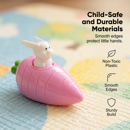 🔥Easter Special Offer🐰Easter Pull Back Carrot Bunny Car Toy