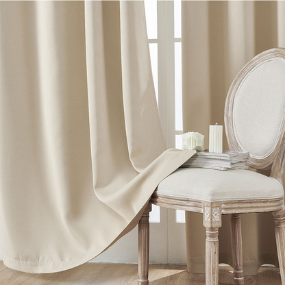 🌤️🌙New arrival 40% OFF!🛌Solid Color Blackout Curtain