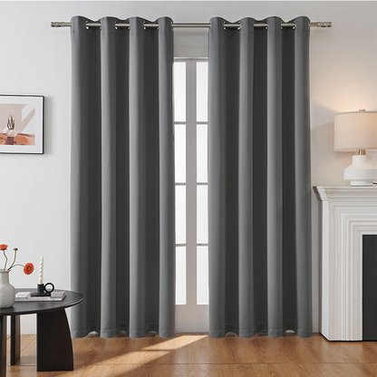 🌤️🌙New arrival 40% OFF!🛌Solid Color Blackout Curtain