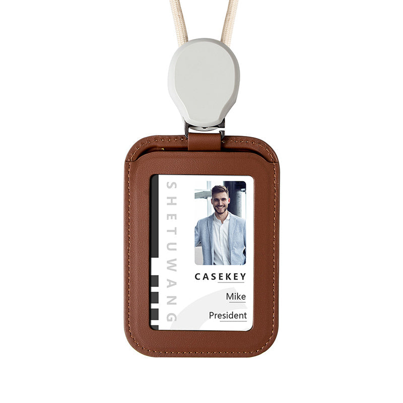 🎫🔗 55% OFF NOW! 🔖 Retractable ID Badge Holder with Lanyard – 360° Metal Swivel Clip, 32-Inch Cord & Breakaway Safety Buckle 🛡️