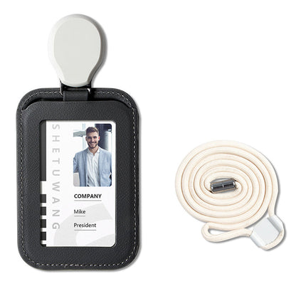 🎫🔗 55% OFF NOW! 🔖 Retractable ID Badge Holder with Lanyard – 360° Metal Swivel Clip, 32-Inch Cord & Breakaway Safety Buckle 🛡️