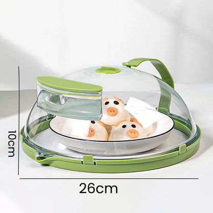 🔥49% OFF!🍲Clear Microwave Splatter Cover with Water Steamer and Handle✨