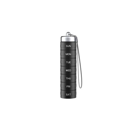 💊7-Day Waterproof Portable Aluminum Pill Organizer