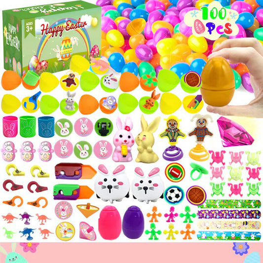 🎁Easter Hot Sale 49% OFF!!!🐣 Surprise Blind Box!😍Prefilled Easter Eggs with Toys