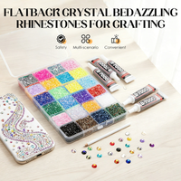 🥳2026 HOT SALE🥳💞50K+ SOLD! 💎✨ 49% OFF! Flatback Crystal Bedazzling Rhinestones Set.Perfect for phone cases, shoes, bags & nail art – unleash your sparkle! 🎨🖌️