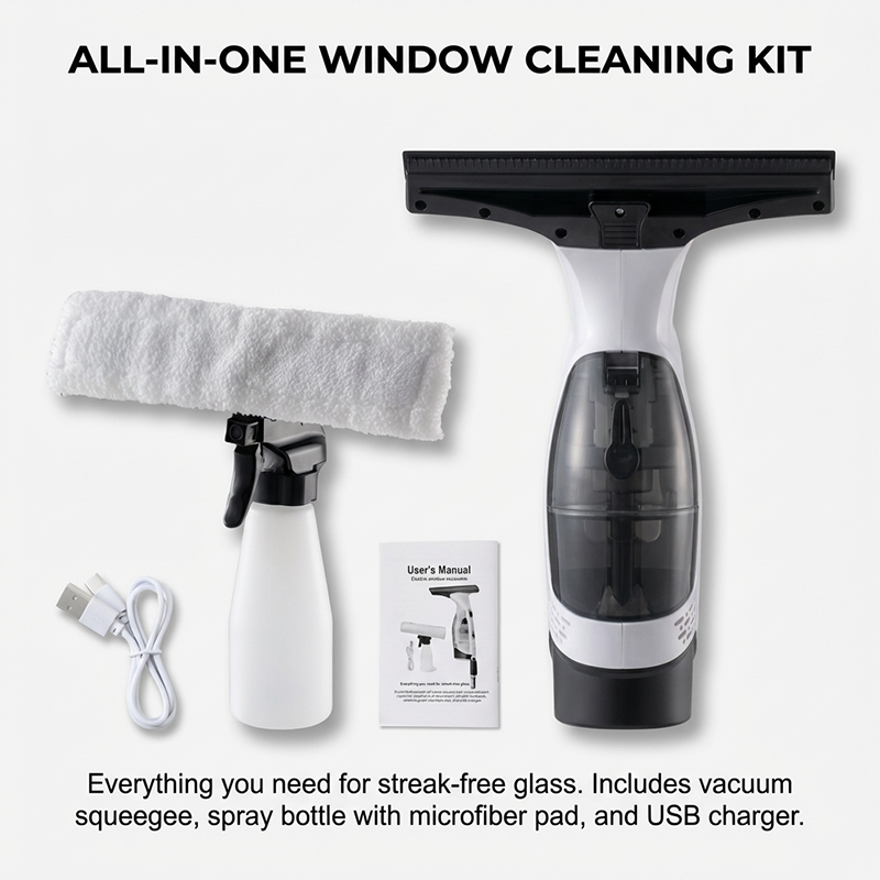 ⏰49% OFF NOW⚡Electric Window Vacuum Cleaner with Extension Rod✨