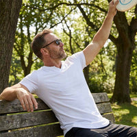 👕 LIMITED-TIME 49% OFF! 💪 Men's Casual Solid Athletic V-Neck T-Shirt – Slim Fit, Premium Stretch, Modern Style ✨