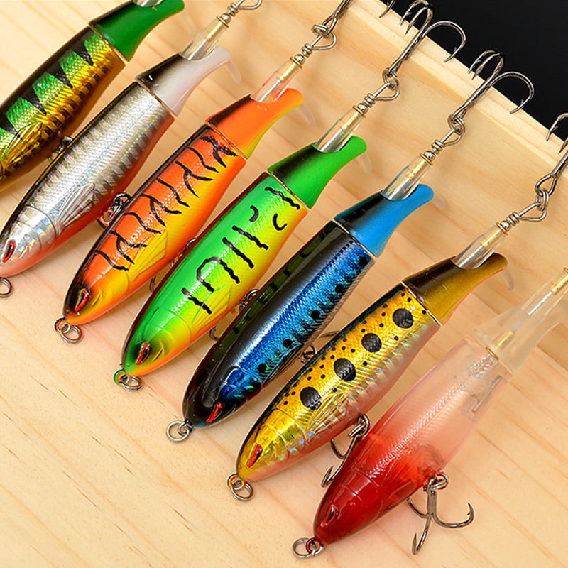 🎣 LIMITED-TIME 49% OFF! ✨ Propeller Floating Lure – Rotating Tail, 3D Eyes, Dual-Section 🐟