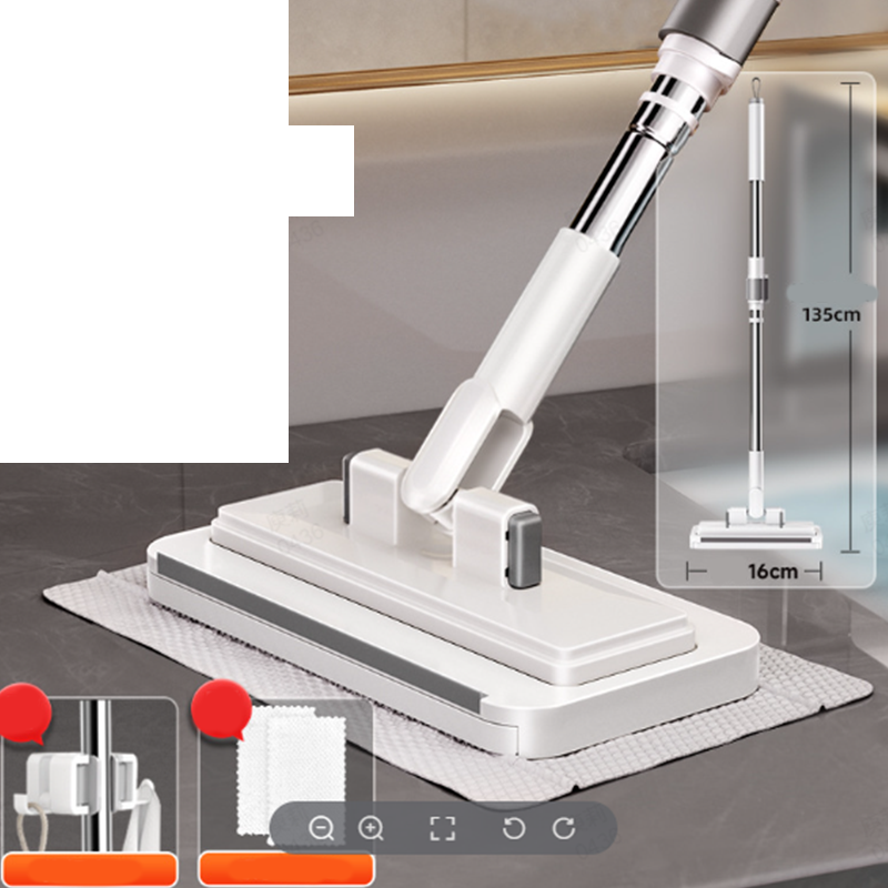🧹 49% OFF NOW! ✨ Telescopic Flat Dust Mop – Long handle, shark-tooth lock & deep-cleaning – Perfect for ceilings, cabinets & walls 🏠