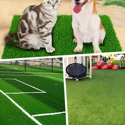 ⏳Limited-time 49% off⏰Artificial Grass Turf with Drainage Holes⚽🌿