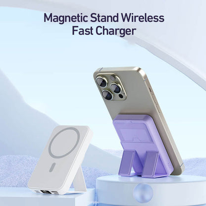 🔥HOT SALE🔋⚡22.5W 10000mAh Magnetic Wireless Charging Mobile Power with Stand
